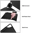 Універсальна складана шафа для одягу та взуття Storage 110х110см модульна каркасна шафа-органайзер для речей 3х3 секцій, фото 3