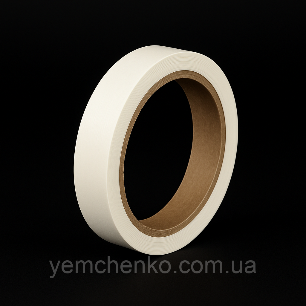 Скотч ПВХ з каучуковим клеєм д 90 мм 66 м, для кліпсатора і пакування хліба — 1 рулон, фото 1