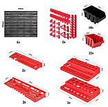 Панель для інструментів Kistenberg 173х78см 50 контейнерів, фото 6