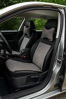 Авто Чехлы на сиденья (Ауди Б3) Audi 80 (B3) 1986-1992 седан (Аригона + алькантара премиум)