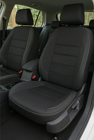 Авто Чехлы на сиденья (Ауди Б3) Audi 80 (B3) 1986-1992 седан (КОМБИ экокожа + автоткань)