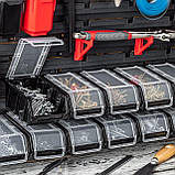 Панель навісна для інструментів 78х13см на 8 контейнерів з кришкою, фото 4