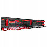 Перфорована панель для інструментів Kistenberg 230х39см 20 контейнерів, фото 2