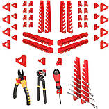 Перфорована панель для інструментів Kistenberg 230х39см 20 контейнерів, фото 8