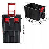 Мобільний ящик для інструментів 3в1 на колесах Kistenberg Heavy KHVW, фото 7