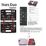 Органайзер для метизів / для дрібних деталей Kistenberg 14" NORS DUO KNOS352510S, фото 3