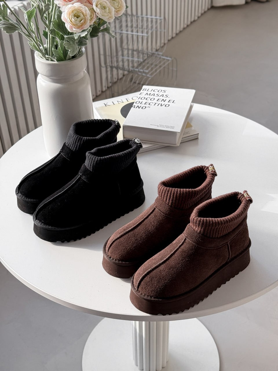 Женские угги, женские угги натуральные, коричневые угги женские, женские шоколадные угги, фото 1