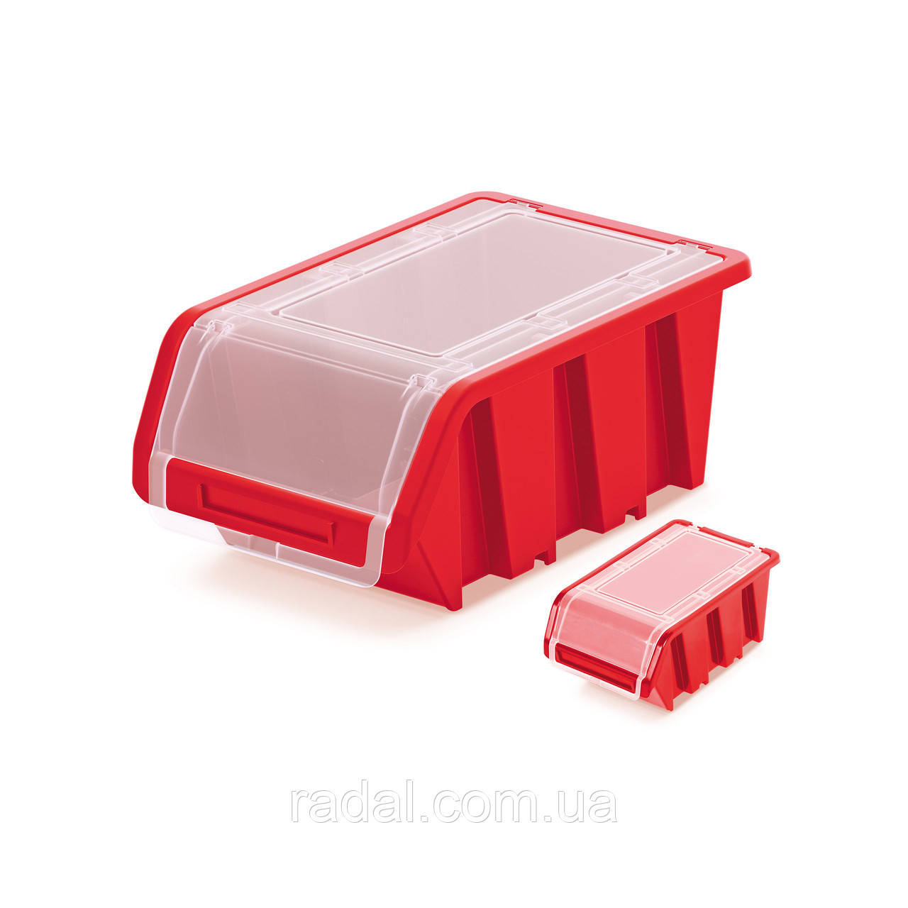 Лоток контейнер з кришкою 155x100x70мм Kistenberg KTR16F-3020, фото 1