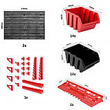 Панель для інструментів Kistenberg 58х78см 28 контейнерів, фото 5