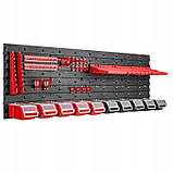 Панель для інструментів Kistenberg 115х39см 10 контейнерів з кришкою, фото 2