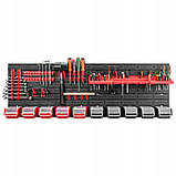 Панель для інструментів Kistenberg 115х39см 10 контейнерів з кришкою, фото 3