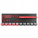 Панель для інструментів Kistenberg 115х39см 10 контейнерів з кришкою, фото 4