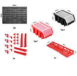 Панель для інструментів Kistenberg 115х39см 10 контейнерів з кришкою, фото 6