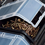 Панель перфорована для метизів Kistenberg 230х78см на 180 контейнерів з кришкою, фото 6