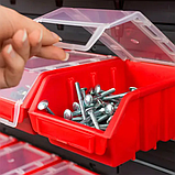 Панель для інструментів Kistenberg 58х78см на 50 червоних контейнерів, фото 7