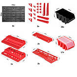 Панель для інструментів Kistenberg 173х78см 45 контейнерів, фото 5