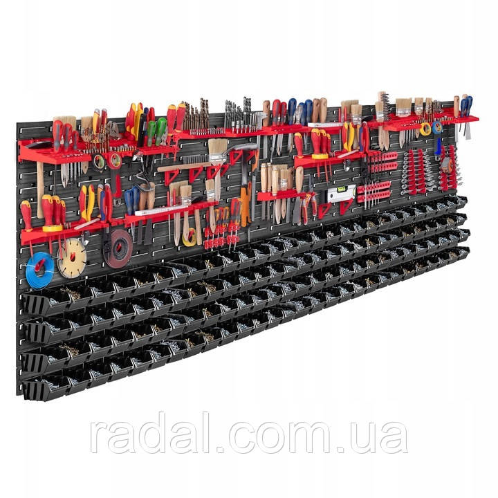 Панель для інструментів Kistenberg 230х78см 112 контейнерів, фото 1