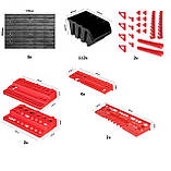 Панель для інструментів Kistenberg 230х78см 112 контейнерів, фото 5