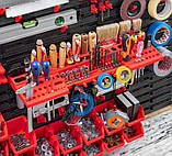 Панель навісна з полицями та тримачами Kistenberg 230х78см на 52 контейнери, фото 10