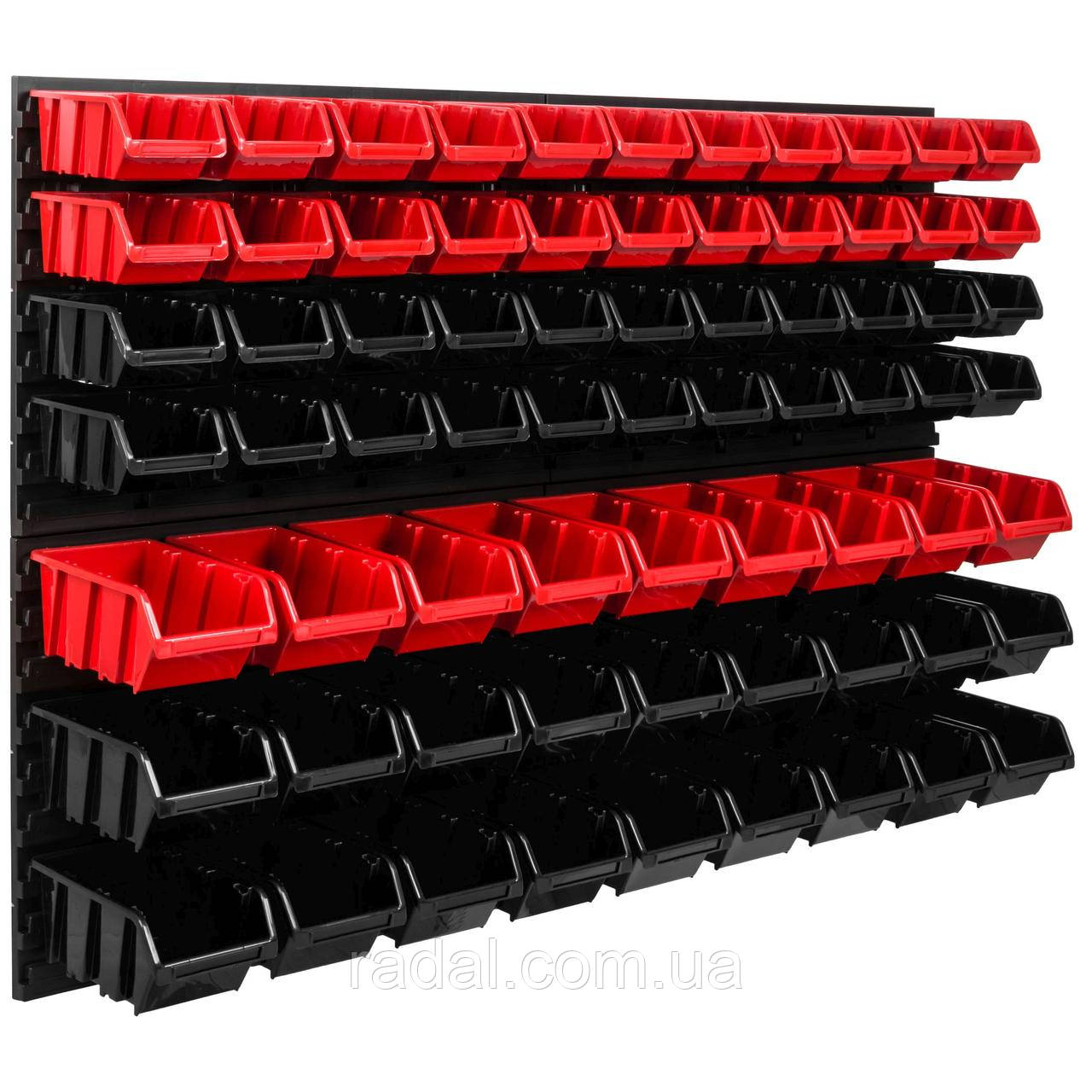 Панель з лотками контейнерами Kistenberg 115х78 71 контейнер, фото 1