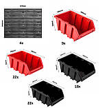 Панель з лотками контейнерами Kistenberg 115х78 71 контейнер, фото 4