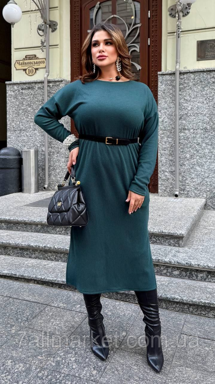 Плаття жіноче ангора рубчик р-ри 46-60 "LADA" купити недорого від прямого постачальника