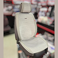 Універсальні накидки на сидіння автомобіля, модель Monaco Сірі (комплект на передні сидіння)