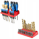 Панель для інструментів перфорована Kistenberg 156х78см 40 контейнерів, фото 7