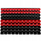 Панель з лотками контейнерами Kistenberg 115х78см 115 контейнерів, фото 2