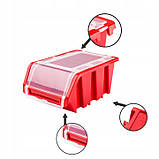 Настінна панель з контейнерами з кришкою Kistenberg 78х39см 21 контейнер, фото 6