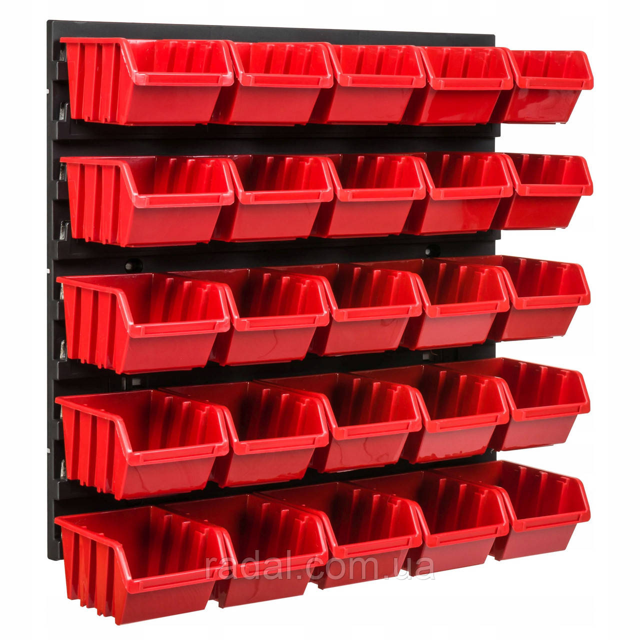 Панель з лотками контейнерами Kistenberg 39х39см 25 контейнерів, фото 1