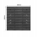 Панель з лотками контейнерами Kistenberg 39х39см 25 контейнерів, фото 3