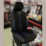 Універсальні автомобільні чохли на сидіння, модель Start Чорні (комплект на передні та задні сидіння), фото 2