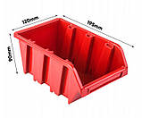 Настінна панель для метизів 78х39см на 27 контейнерів, фото 9