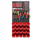 Панель для інструментів перфорована Kistenberg 39х78см 20 контейнерів, фото 2