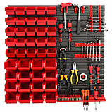 Настінний органайзер панель для інструментів Kistenberg 78х78см 41 контейнер, фото 2