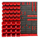 Настінний органайзер панель для інструментів Kistenberg 78х78см 41 контейнер, фото 3