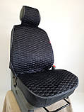 Універсальні автомобільні чохли, накидки на сидіння Sota (Повний комплект, чорні із сірою ниткою), фото 2