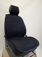 Універсальні автомобільні чохли, накидки на сидіння Sota (на передні сидіння, чорні із синьою ниткою)