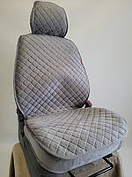 Універсальні автомобільні чохли, накидки на сидіння Sultan (на передні сидіння, сірі)