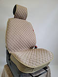 Універсальні автомобільні чохли, накидки на сидіння Linen Cube (Повний комплект), фото 2