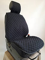 Універсальні автомобільні чохли, накидки на сидіння Cube (чорний з чорною ниткою)