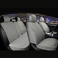 Універсальні автомобільні чохли, накидки на сидіння Linen Cube (Повний комплект)