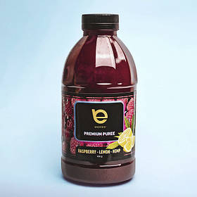 Фруктове пюре-основа Ellenbar "Малина-Лимон", пляшка 900 г