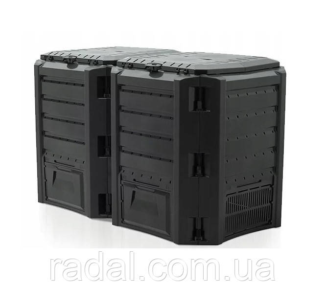 Подвійний компостер 800л Prosperplast MODULE COMPOGREEN, фото 1