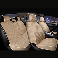 Універсальні автомобільні чохли, накидки на сидіння Linen Cube (Повний комплект)