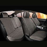 Універсальні автомобільні чохли, накидки на сидіння Sultan (Повний комплект, сірі)