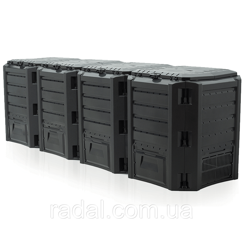 Чотирьохмодульний компостер 1600л Prosperplast MODULE COMPOGREEN, фото 1