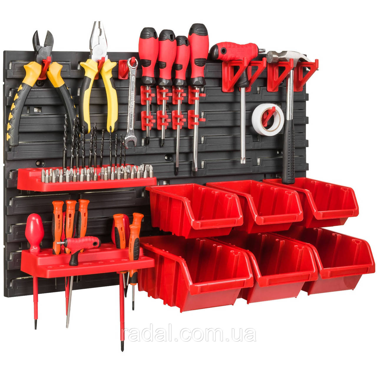 Панель для інструментів Kistenberg 58х39см на 6 контейнерів, фото 1