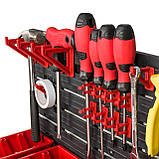 Панель для інструментів з тримачами на 58 контейнерів Kistenberg 117х78см, фото 8